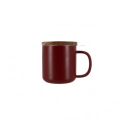 Tasse à Thé avec Infuseur 0,30 L Bordeaux  - Ogo Living