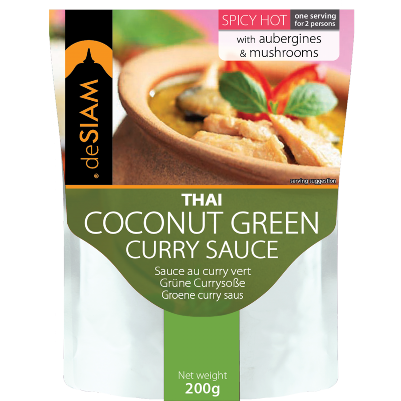 De Siam Green Curry Sauce 200g Les Secrets du Chef