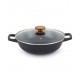 Nori Wok Fonte avec Couvercle 30 cm noir  - Beka Cookware