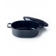 Nori Braadpan Gietijzer Ovaal 5,5 L Zwart (31 cm) - Beka Cookware