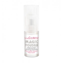 Magic Spray Poudre Pailletée Alimentaire Argent 7 g - Scrapcooking
