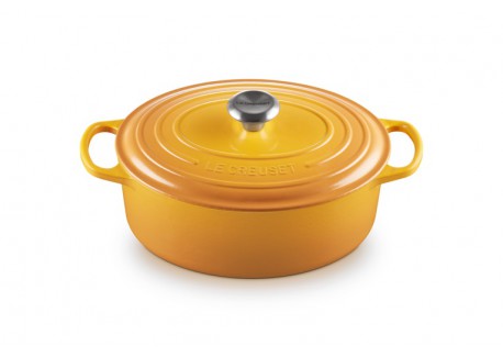 Signature Ovale Gietijzeren Stoofpot 4,7 L Nectar geel (29cm) - Le Creuset