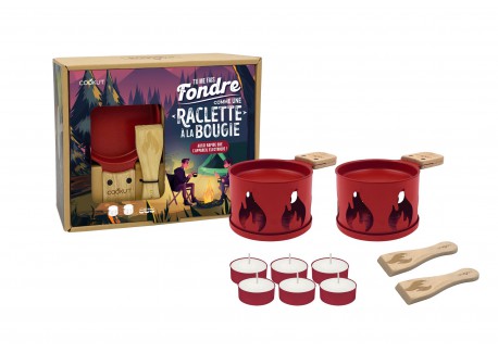 Lumi Raclette à la Bougie Duo Coffret Flame  - Cookut