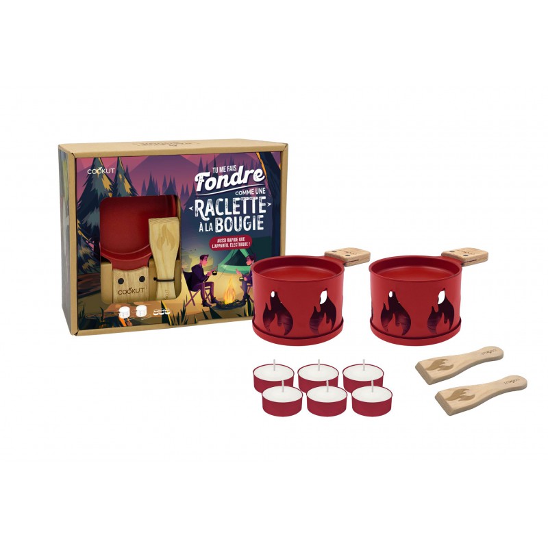 Kit pour raclette et fondue à la bougie - COOKUT – La Gustothèque