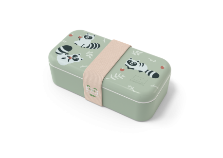 Foodie Bento LunchBox Kids Vert Raccoon 500 ml - MonBento