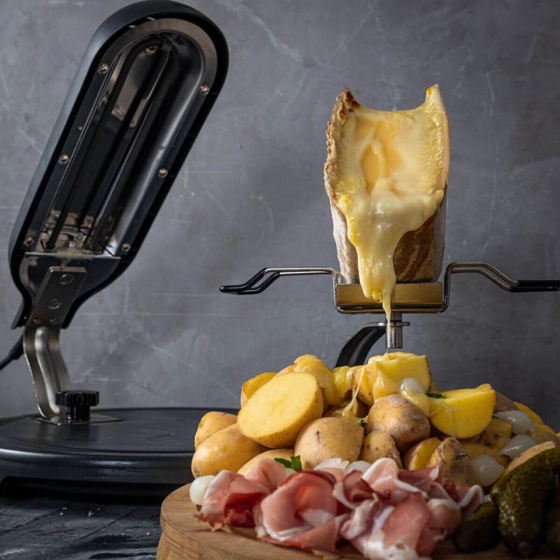Quattro Appareil à Raclette Noir Mat, machine raclette - okgo.net