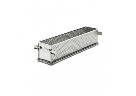 Moule à Pâté en Croûte Inox Perforé et Démontable 35x7 cm - De Buyer