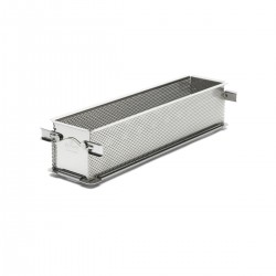 Roestvaststalen korstpatévorm Geperforeerd en verwijderbaar 35x7 cm - De Buyer Roestvaststalen korstpatévorm Geperforeerd en verwijderbaar 35x7 cm - De Buyer