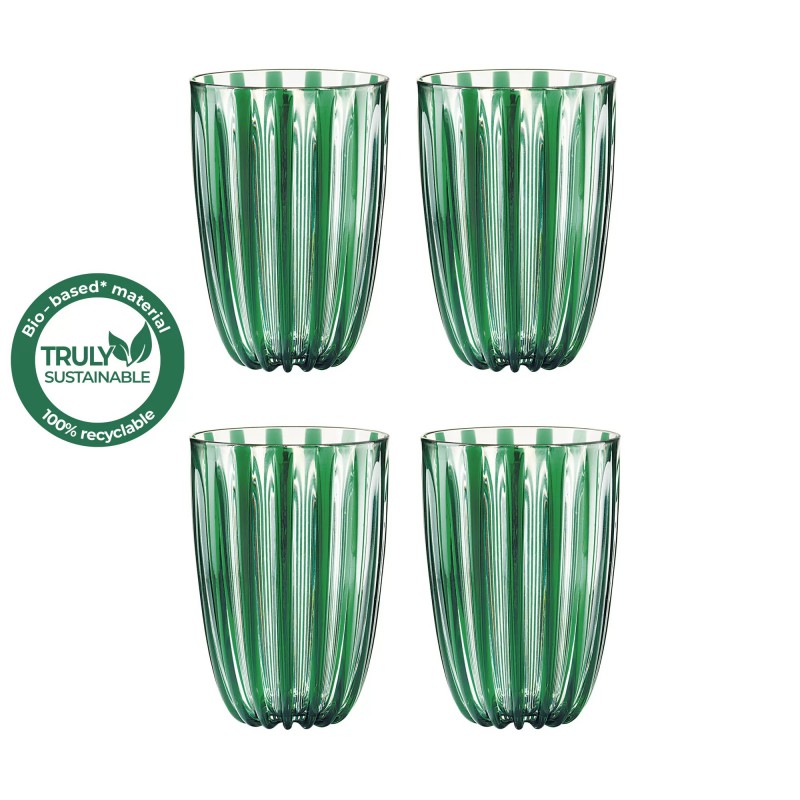 Saladier Guzzini Dolcevita 20cm Vert émeraude - 1.5L Biosourcé - Sans BPA Et Empilable