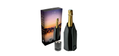 Giftbox Bubbles Champagnestop + Frizz Koeler
