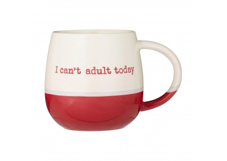 Koffiebeker Rood 'I Can't Adult Today' 340 ml - Price - Kensington