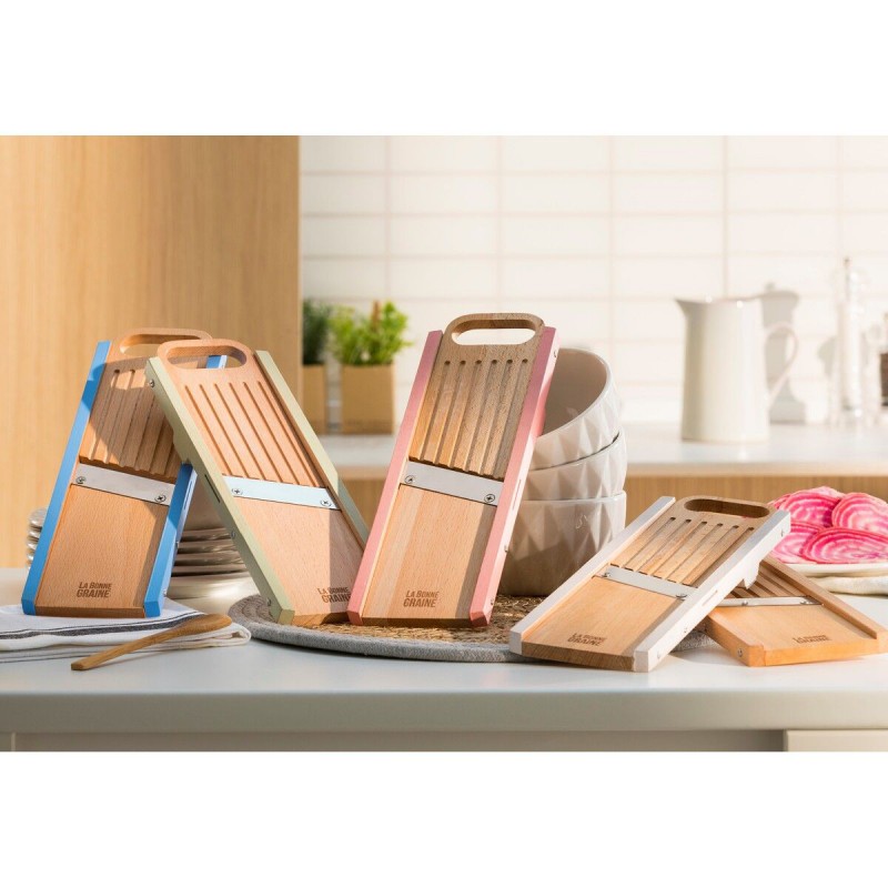 Le Tellier Mandoline Japonaise Bois FSC 75 mm Les Secrets du Chef