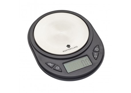 Precisiekeukenweegschaal 750 g/0,1 g compact zwart - KitchenCraft