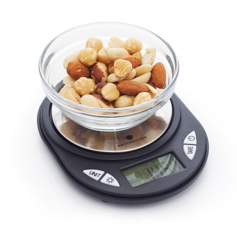 Balance de Cuisine Précision 750g/0.1g Compacte Noir