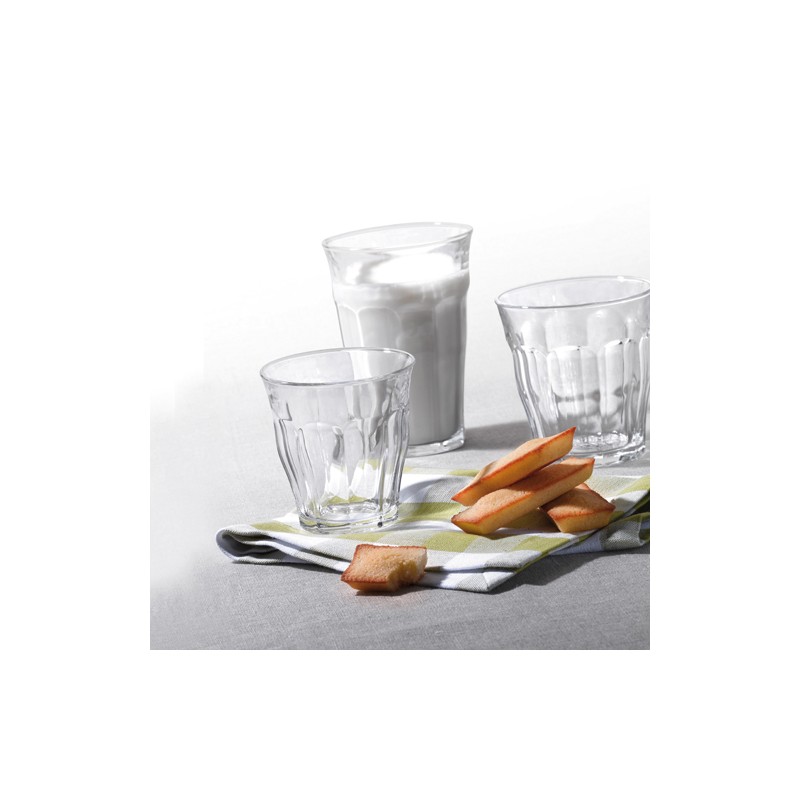 Picardie Gobelet à Eau Transparent 25 cl 9 cm  - Duralex