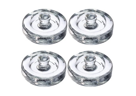 Poids de Fermentation en Verre pour Bocal 8 cm 4 pcs - Westmark