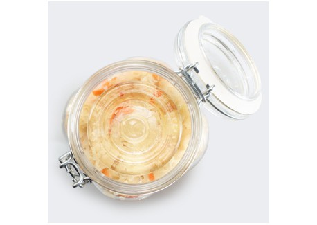 Wandeli Fermentation En Verre Poids De Fermentation En Verre Pour Bocaux Mason - Lot De 4 - Pour Choucroute, Kimchi, Cornichons - Wide Mouth Pierre Pickles