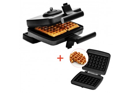 Gaufrier WA 102A Noir Pack LSDC Gaufres Belges - Frifri