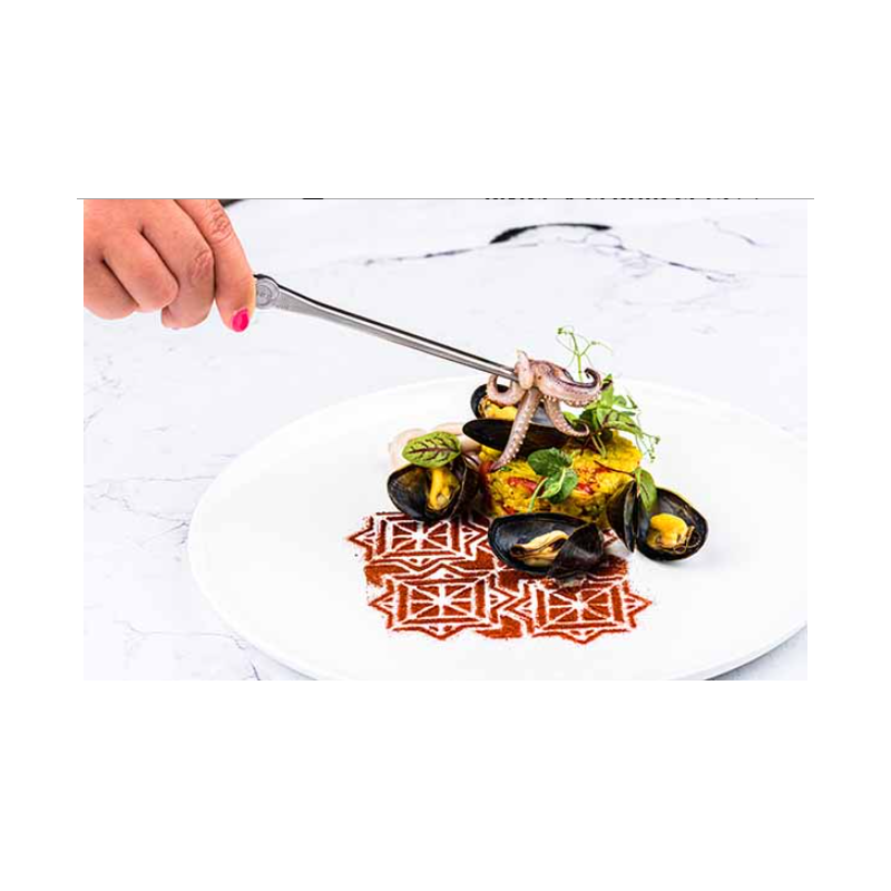 Pincette de Cuisine Acier Inoxydable, Pince Cuisine, 30 cm Pince de Chef,  Outil de Cuisine Pour
