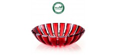 Dolcevita Ronde Mand 25x6,5 cm Intens Rood