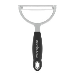 Éplucheur Légumes Acier Inox - Manche Bois Ergonomique - Pour Potiron, Courge, Ananas