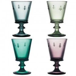 Abeille Set Verres à Vin Colorés 0,24cl 4 pcs  - La Rochère Abeille Set Verres à Vin Colorés 0,24cl 4 pcs  - La Rochère