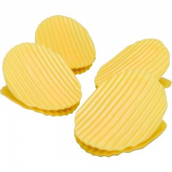 Cliptang voor het sluiten van chipszakjes 4 st - Vin Bouquet Cliptang voor het sluiten van chipszakjes 4 st - Vin Bouquet