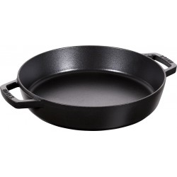 Gietijzeren Paellapan 26 cm Zwart Mat 2,3 l - Staub Gietijzeren Paellapan 26 cm Zwart Mat 2,3 l - Staub