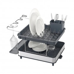 Excel Steel Egouttoir à Vaisselle à 2 Étages Inox