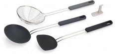 Nest Fusion Set pour Wok Spatule Cuillere Ecumoire 