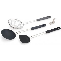 Nest Fusion Set pour Wok Spatule Cuillere Ecumoire 