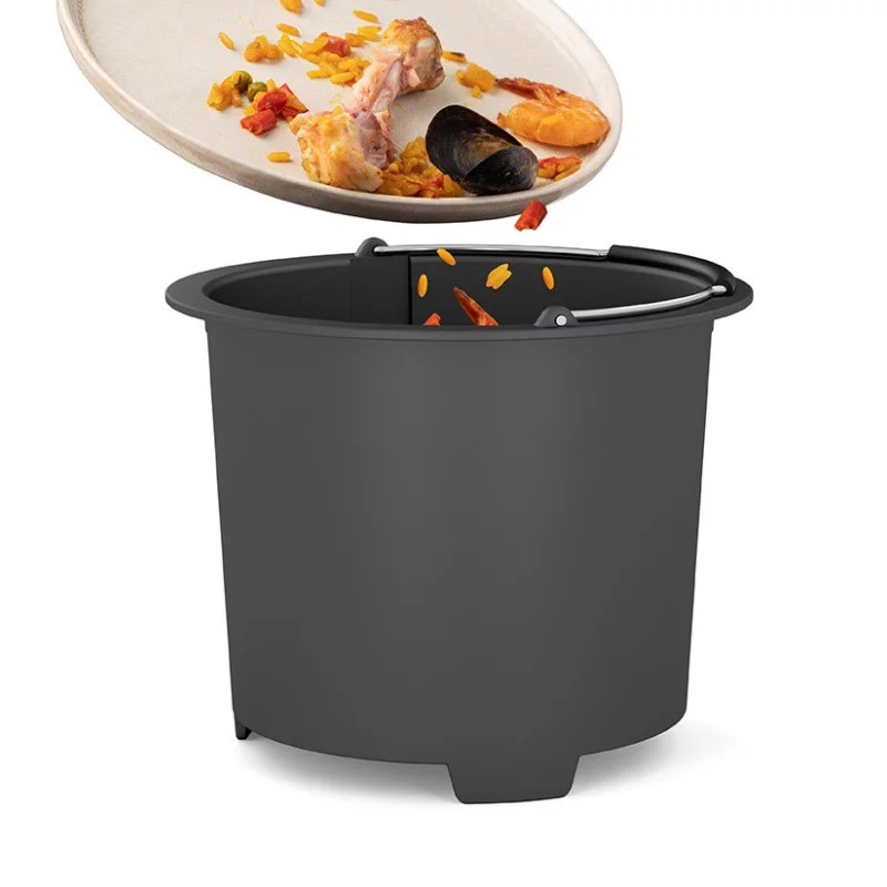 Petit Composteur de Cuisine 3L Poubelle de Cuisine Conteneur de Comptoir  avec Couvercle pour Composteur d'Ordures