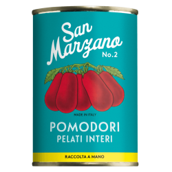 San Marzano n°2 Gepelde Tomaten 400 g - Il Pomodoro Più Buono San Marzano n°2 Gepelde Tomaten 400 g - Il Pomodoro Più Buono