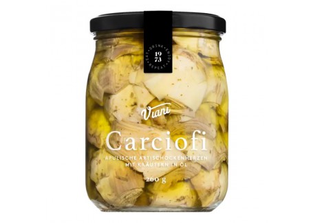 Coeurs d'Artichauts à l'Huile d'Olive 260 g - Viani