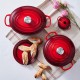 Kenmerkende Le Creuset roestvrijstalen braadpanknop 4,7 cm - Le Creuset