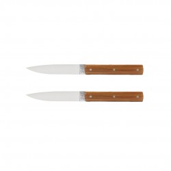 9.47 Coffret Couteaux de Table Bois de Gaïac 2 pcs  - Perceval 9.47 Coffret Couteaux de Table Bois de Gaïac 2 pcs  - Perceval