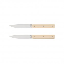 9.47 Coffret Couteaux de Table Ivoire 2 pcs - Perceval 9.47 Coffret Couteaux de Table Ivoire 2 pcs - Perceval