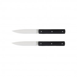 9.47 Coffret Couteaux de Table Noir 2 pcs - Perceval 9.47 Coffret Couteaux de Table Noir 2 pcs - Perceval