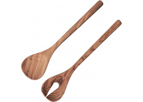 Monaco Olive Wood Saladebestek 30 cm - Bérard