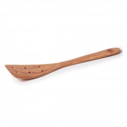 Geperforeerde Olijfhouten Spatel 30 cm - Bérard Geperforeerde Olijfhouten Spatel 30 cm - Bérard
