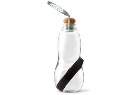 Eau Good Gourde en Tritan 800 ml Olive + Filtre Charbon Binchotan  - Black+Blum