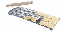 Moule Raviolini 24 pcs avec Rouleau 4,7x4,7 cm 