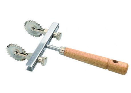 Double Roulettes Découpe Pâtes Réglable 20,5 cm - Eppicotispai