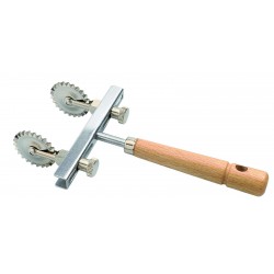Double Roulettes Découpe Pâtes Réglable 20,5 cm - Eppicotispai Double Roulettes Découpe Pâtes Réglable 20,5 cm - Eppicotispai