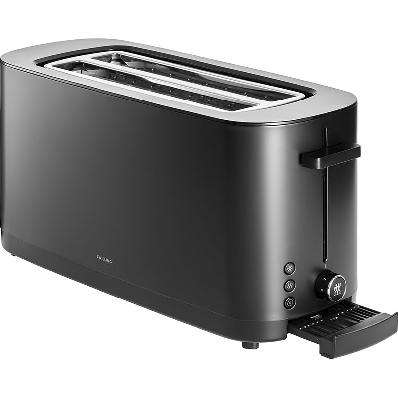 Enfinigy Black Toaster Grille-Pain Noir avec Chauffe-Viennoiseries - Zwilling
