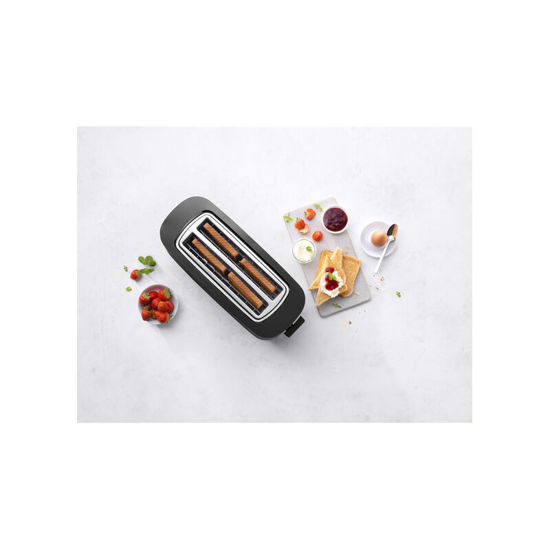Enfinigy Black Toaster Grille-Pain Noir avec Chauffe-Viennoiseries - Zwilling