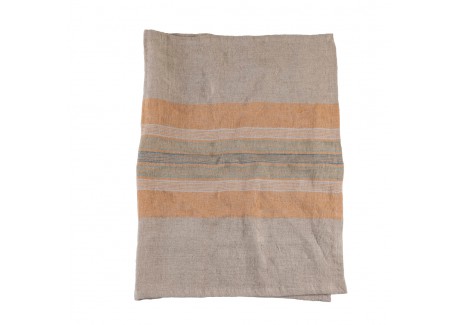 Torchon Lin Avigne Peach Bloom 70 x 50 cm  - Be Home