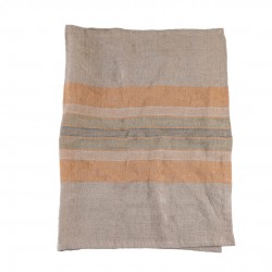 Torchon Lin Avigne Peach Bloom 70 x 50 cm 