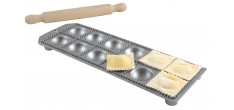 Moule Ravioli 12 pcs avec Rouleau 5,2x5,2 cm