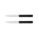 9.47 Coffret Couteaux de Table Gris Anthracite 2 pcs - Perceval